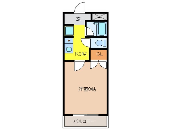 マンションさくらの物件間取画像